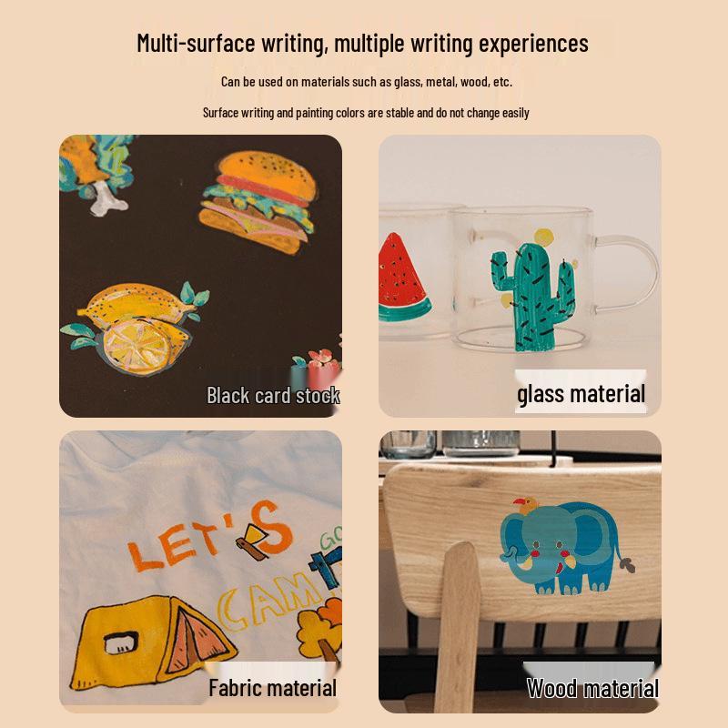 Acrylmarker: Deckend & Mischbar für DIY-Kunst- und Schulprojekte für Kinder