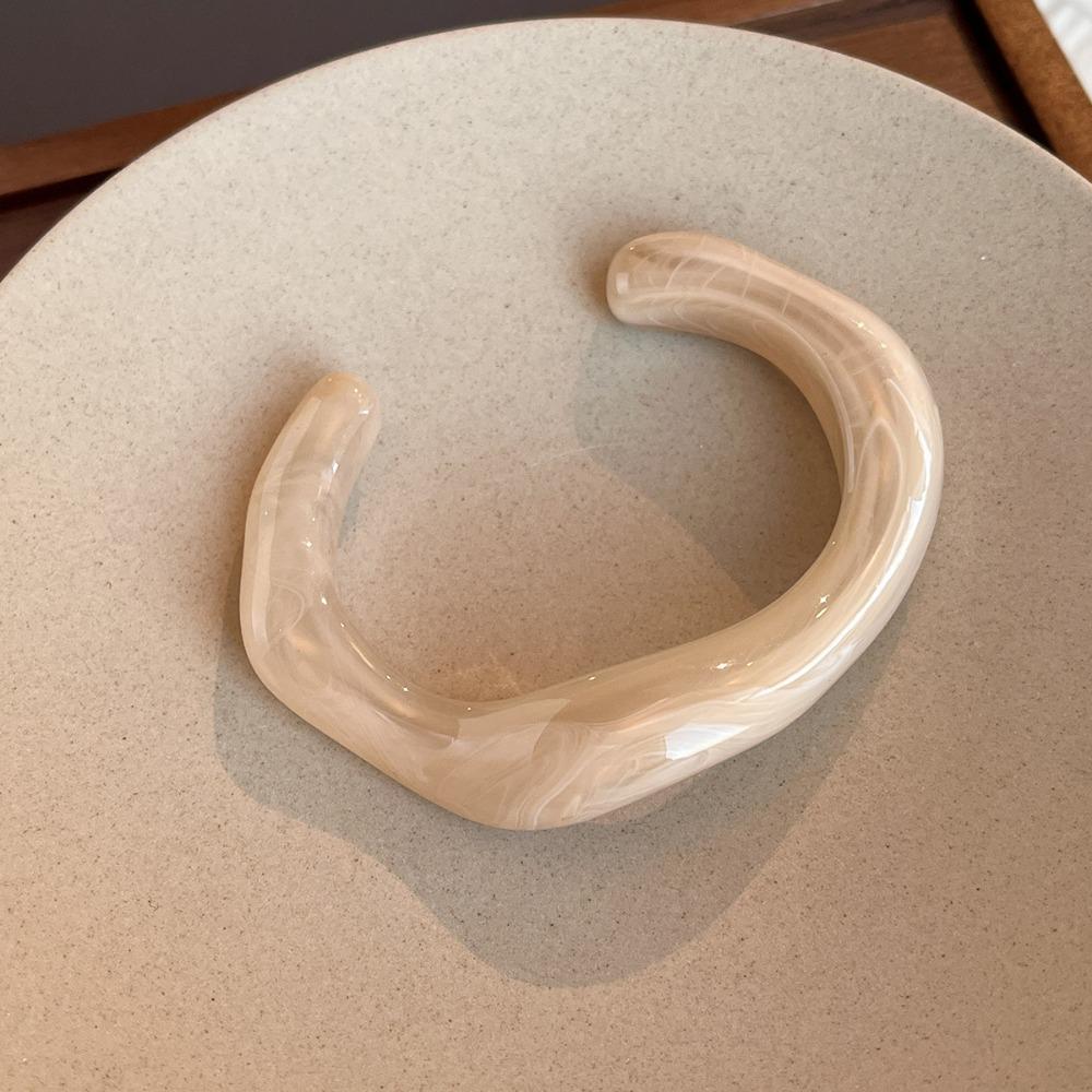 Unregelmäßiges Geometrisches Offenes Armband Mehrfarbig Texturiert Armreif Einfache Manschettenarmbänder Damenschmuck