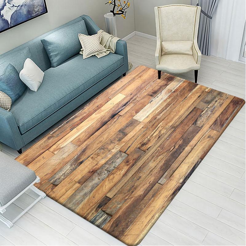 

Украшение гостиной, ковер под дерево, прикроватный ковер для спальни, домашний ковер, современный нескользящий коврик 40x60cm