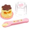 Non-Toxic New Food Feeding Pudding Feeding Toy Little Bear Bento Food Platter Role Play Early Education Pretend Play House Toys
