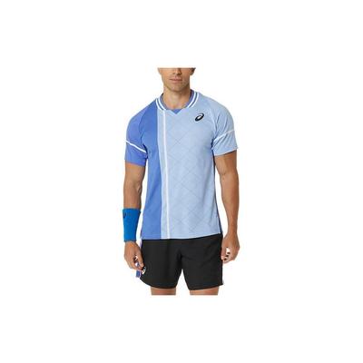 Colorblock Logo Short Sleeve T-Shirt Men Tops Blue 2041A282-403