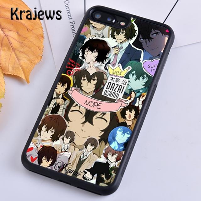 Krajews Dazai Osamu Bungou Stray Dogs Phone Case Cover For iPhone 14 5 6s 7 8 Plus X XR XS 11 12 13 Pro Max Samsung S21 S22ultra
