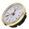 (65mm) 2.56Inch Mini Quartz Clock Insert with Arabic/Roman Numerals Replacement Round Quartz Movement Miniature Clock