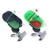 1Pc Fishing Rod Alarm Portable Single/Double-Lamp Electronic Fishing Bite Sound Alarm Fish Bell Clip With Light For Fishing