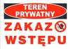 ZI-63 - SIGN BOARD - Private Property No Entry