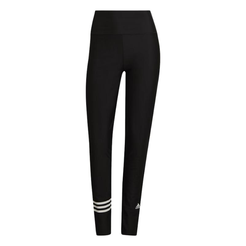 adidas Women's 3-Stripes Swim Pants Black/White GT5061
