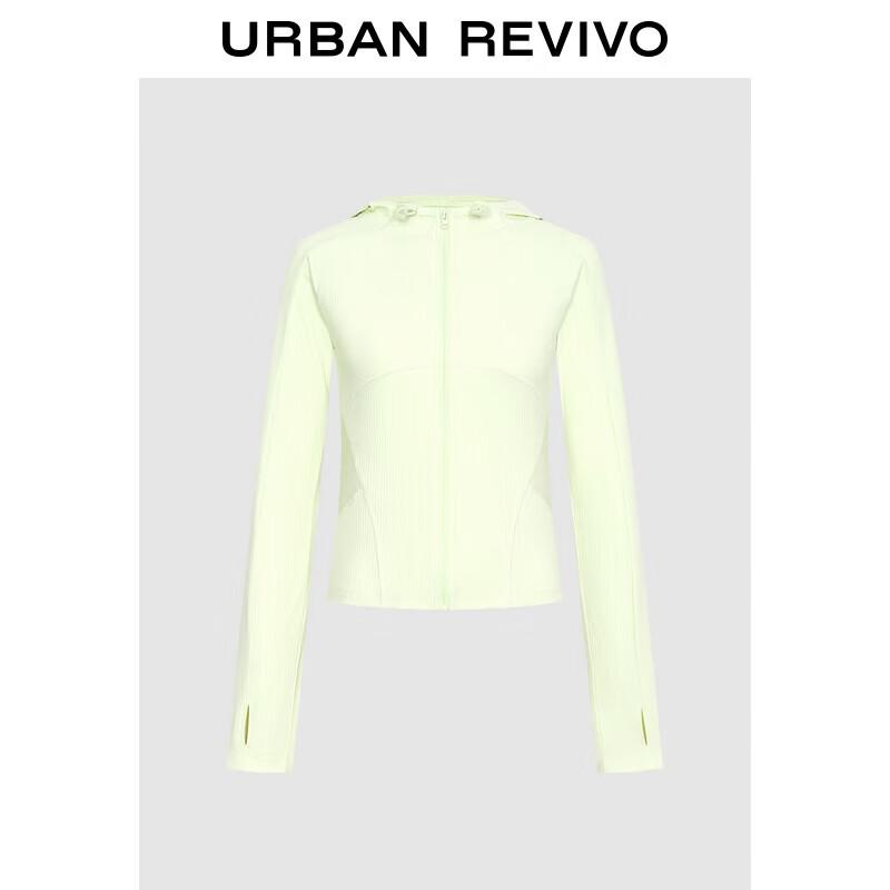 

Женская короткая куртка с капюшоном на шнурке UR 2025 Весна M