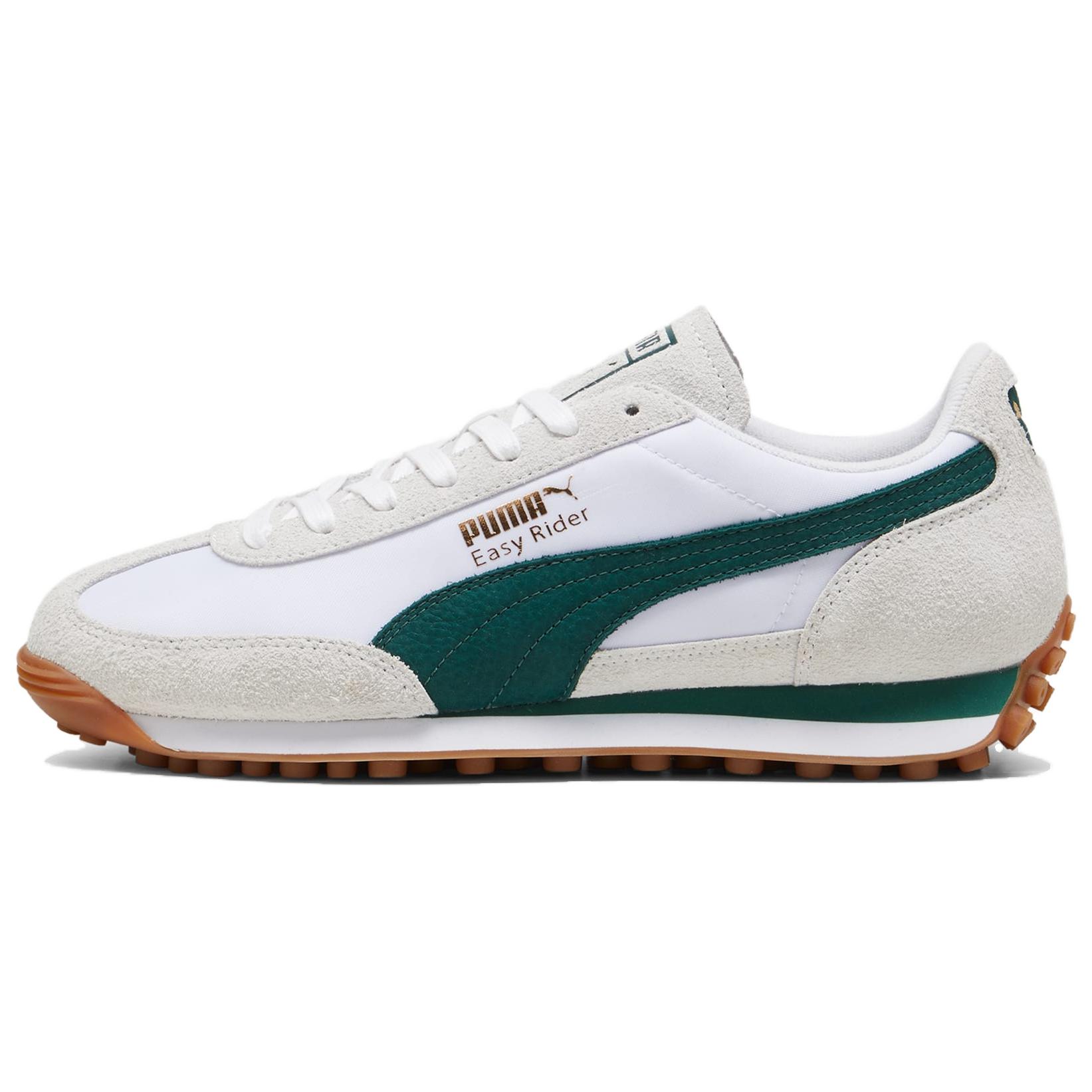 

Puma Easy Rider Nylon White Dark Myrtle Unisex Sneakers 399661-01 38.5