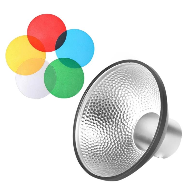 GODOXAD200 AD-M Standard Reflector Beauty Dish with 5 Colors Filters Kit Soft Diffuser for GODOXAD200/AD200Pro AD360II C