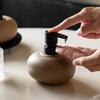 Coarse Pottery Press Bottle Stone-Textured Lotion Bottle Shampoo Soap Dispenser  Bathroom