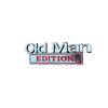3D Metal Car Sticker Badge Emblem "Old Man Edition" Decal for SUV Truck Funny Decoration Accessories Rear Decoration Logo
