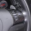 Carbon fiber ABS Interior Steering Wheel Button Trim Cover For Corvette C6 06-11