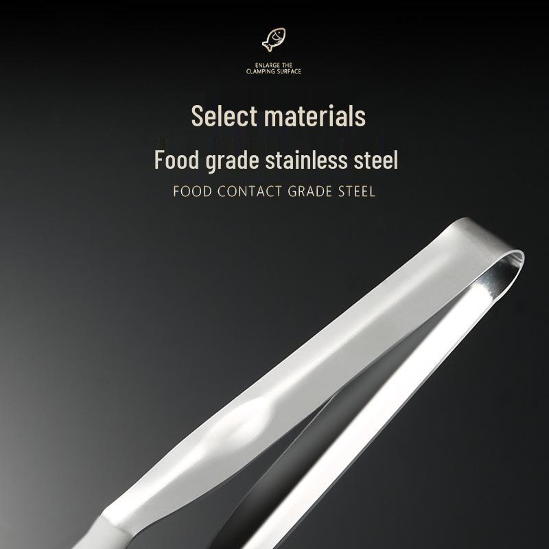 Stainless Steel Multifunctional Spatula and Food Clip for Frying and Barbecue