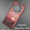 For Vivo X Fold 6 Hinge Case Aramid Carbon Fiber Magnetic Hinge Protection Case with MagSafe Central Axis Cover Super Slim Cover