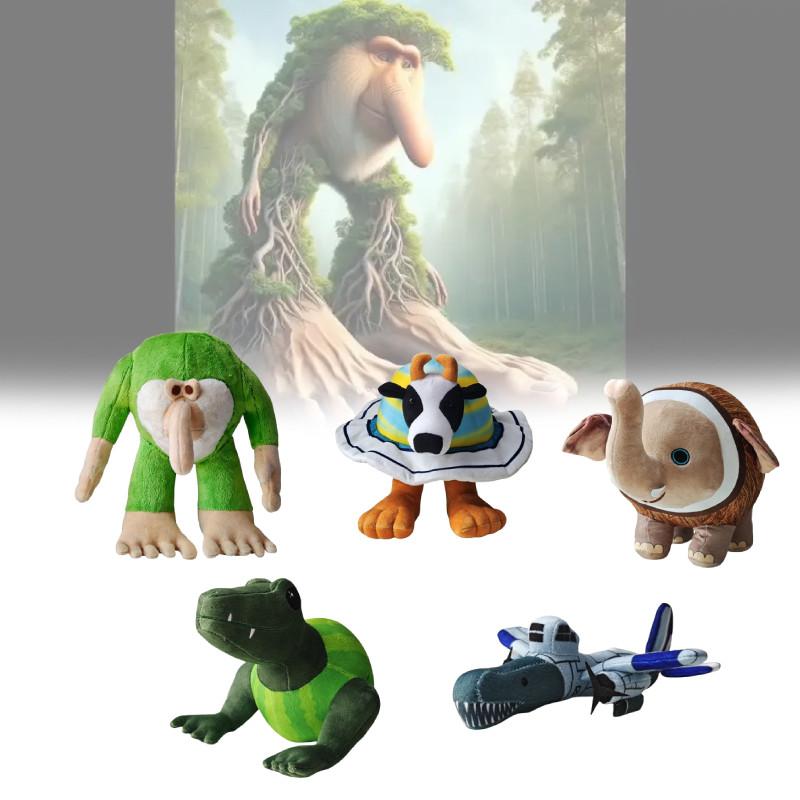 Style Cartoon Tungtungtungsahur Shark Plush Toy Children Festival Gift Supplies