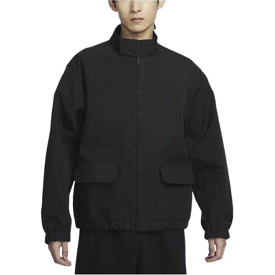 Nike Storm-FIT Tech Pack Solid Color Windproof Casual Zip Jacket Men Outerwear Black FN2609-010