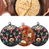 Round Tortilla Warmer Pouch 30cm Pancake Thermal Bag Portable Burrito Cloth Bag  Outdoor