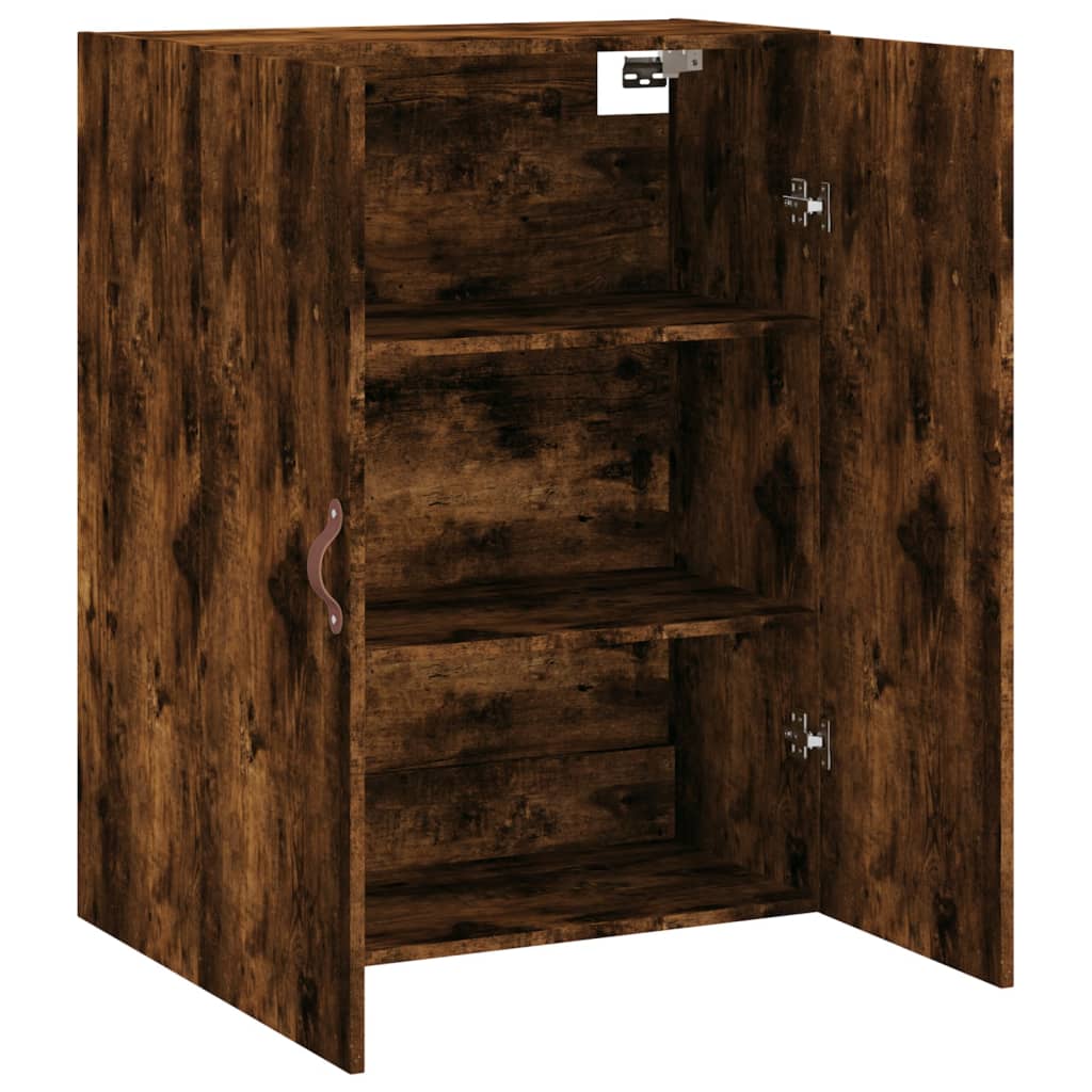 Wall Cabinet Smoked Oak 69.5 x 34 x 90 cm