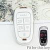 4 5 6 7 8 Button Car Key Cover Auto Shell Fob Case Keychain For Hyundai Santa Fe Tucson  Nexo Nx4 Atos Solaris Prime