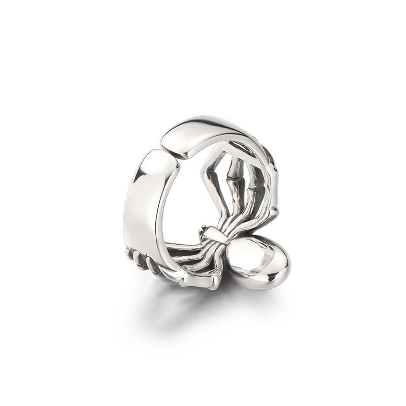 Adjustable Spider Ring Men Women Sterling Vintage Retro Geometric Statement Jewelry
