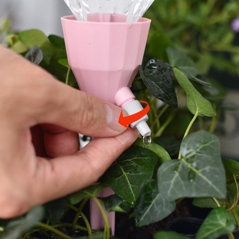 Picurator automat de 3 buc, vârfuri de auto-udare pentru plante, în ghiveci, pentru plante de interior, dispozitiv de sistem de irigare prin picurare, cutii de udat de grădină