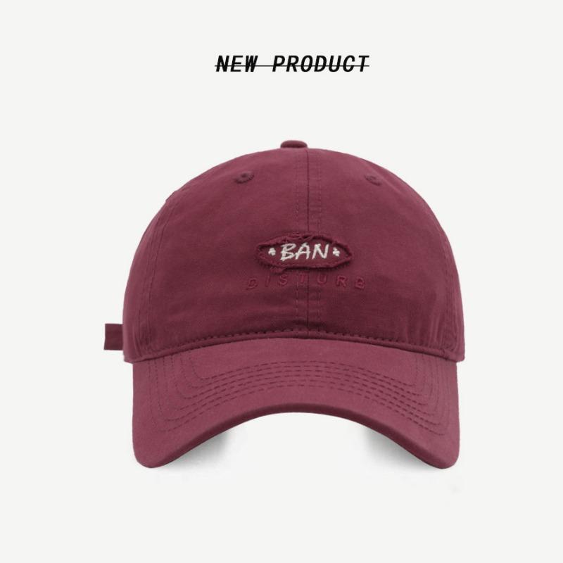 Simple Embroidered Baseball Cap Spring and Summer Casual Soft Top Cap Student Couple Versatile Sports Visor
