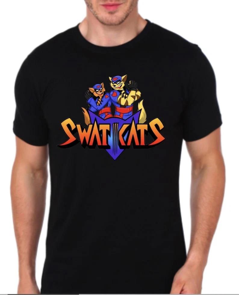 Swat Kats T-Shirt: Retro 90s Cartoon Tee 2XL