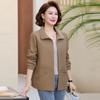 Yalu Mid-Aged Women's Fashion Thin Windbreaker Jacket
