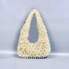 New Fashion Female Women Shoulder Messenger Bags Solid Rhinestone Pearl Chain Handbags Tote Female Evening Party Crossbody Bags