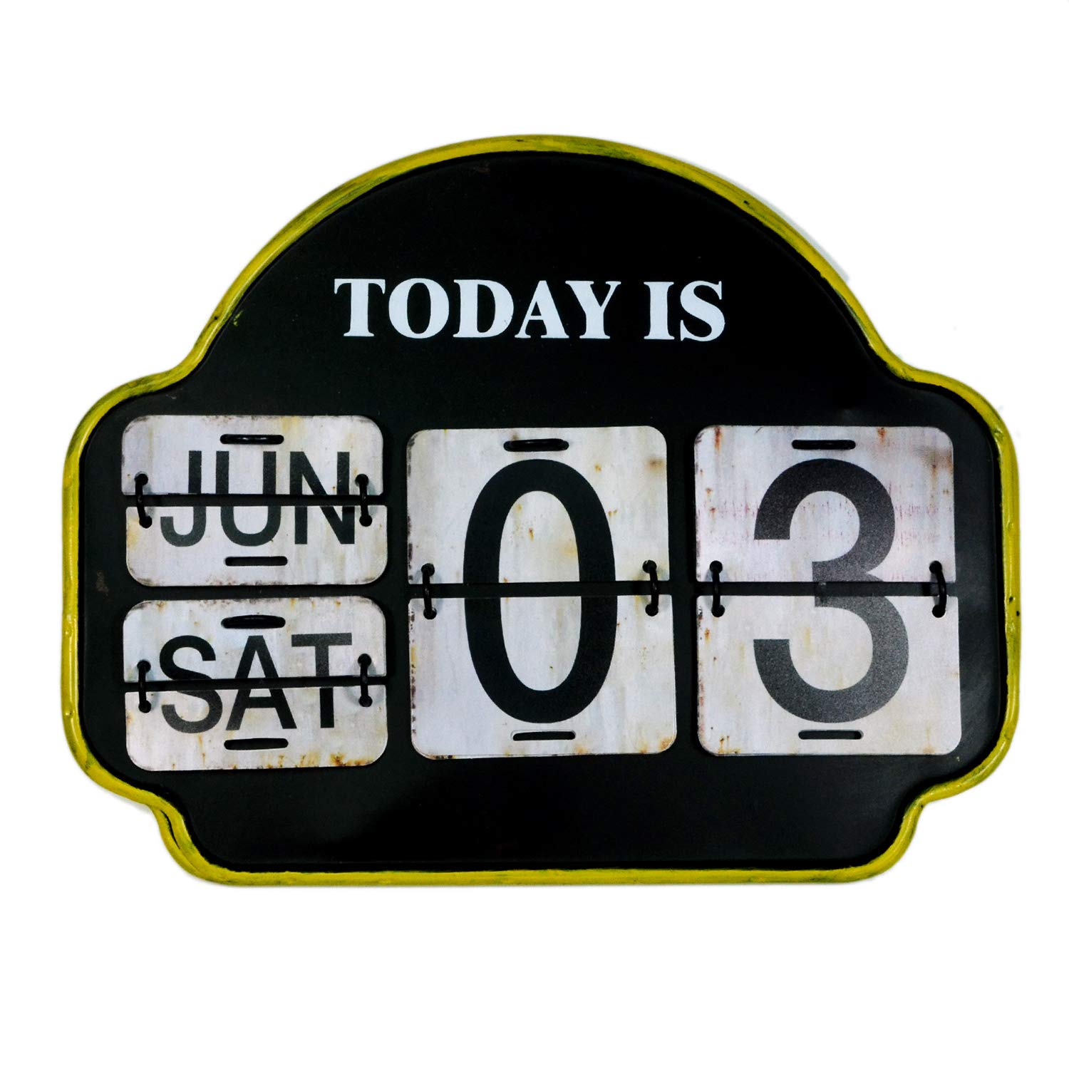 

American Daily Calendar Cafe Garage Industrial Vintage Biker Interior [USA Design] Sign; AVCA-001