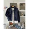 Shop   Women Ami Front Pocket Drawstring Hooded Zip Up Jumper Dgb Wjp 3717