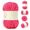 Weiches Garn zum Häkeln und Handstricken, Hautfreundliches mitteldickes Garn für DIY-Puppen