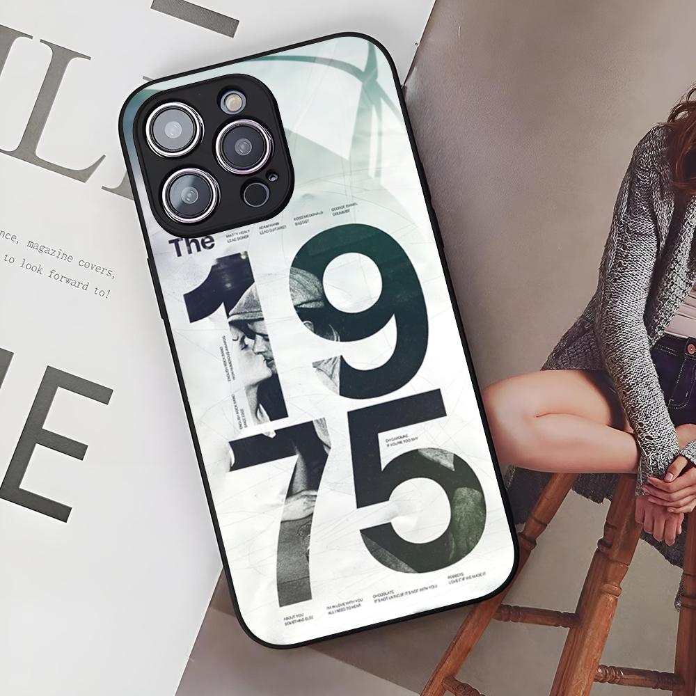 The 1975 Rock Band Phone Case for Iphone 16 15 14 12 11 13 Pro Max Mini X Xr Xs Se 8 Puls glass Cover