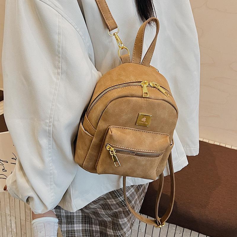 Backpack Women's Large-capacity Casual Versatile Student Class Schoolbag Korean Version of High-quality High-value Lightweight Travel Backpack