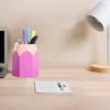 Desktop Pen Holder Multifunctional Space Saving Colorful Pencil Stationery   for Home Classroom
