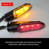 2Pcs Mini 8mm Motorcycle LED Amber Lights, 12V Turn Signal Blinkers, Perfect Flashing Moto Indicator Accessories