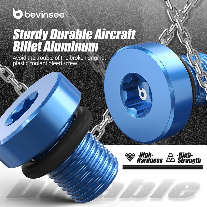 Coolant Thermostat Housing Bleed Screw for BMW F10 F11 F20 F22 F30 F31 G20 G30 E46 E39 E90 E92 E87 E60 X3 E83 F25 X5 E53 E70 F15