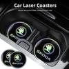 2 Bucăți Suport pentru Pahare Auto cu Laser Anti-Alunecare Slot pentru Pahare cu Apă Pentru Skoda Octavia Superb Rapid Kodiaq Kamiq Vision RS Yeti Karoq Fabia Enyaq