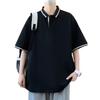 Oversized POLO Shirt for Men's Short Sleeved T-shirt with A Lapel Collar and Casual Half Sleeved Loose Fitting Upper Garment