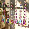 Glass Sunlight Pendant Set, 10 Piece Faceted Accent for Window Display, Party Styling and Home Room Display Use
