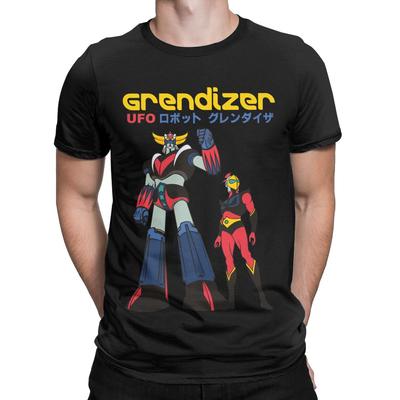 Grendizer Ufo Robot goldorak kosmiczny obcy vintage manga animacje Niesamowity 100% Bawełna Koszulka z Krótkim Rękawem Top 4XL 5XL 6XL