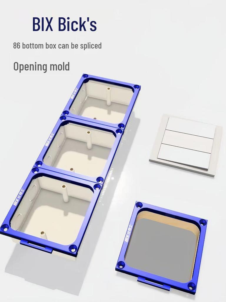 86 Template Aluminum Alloy Woodworking Tool for Switch and Socket Hole Punching in Junction Boxes