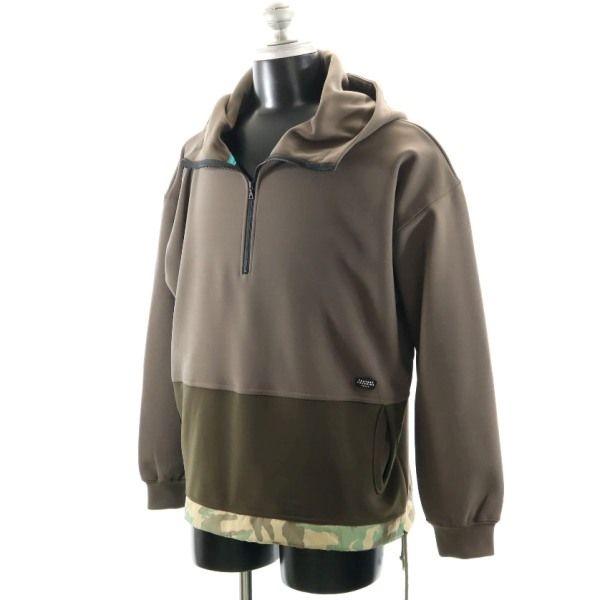 Brand new quolt Camouflage Anorak Parker L tea Men's Used
