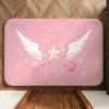 Anime M-Magical S-Sakura Floor Mat Soft Flannel Floor Mat  Suitable for Entryways, Living Rooms, Bedrooms, and Bathrooms