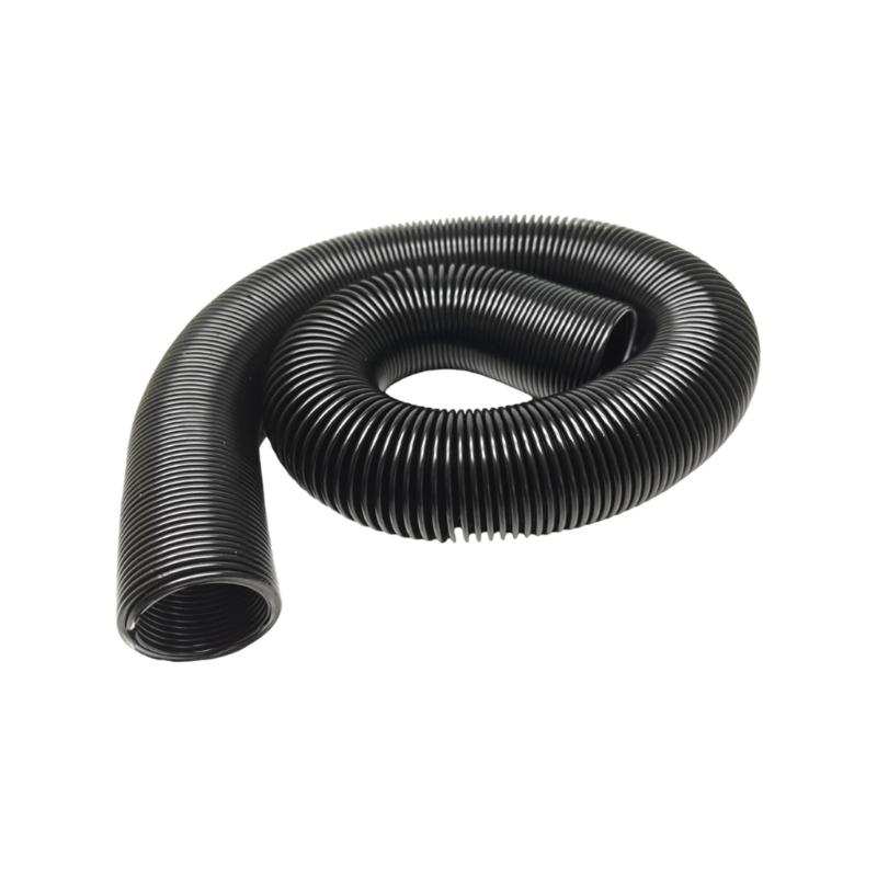 TecTide Heavy-Duty Vacuum Cleaner Hose, 60-210cm Black Flexible Tube, Smooth Lining Dust-Free for Industrial Devices