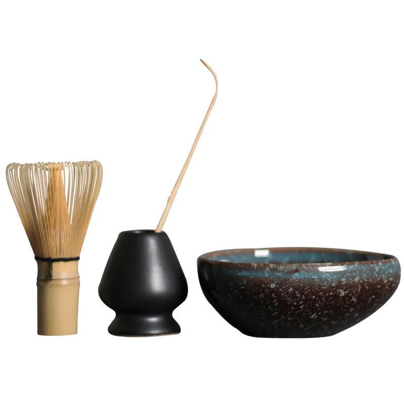 Matcha Holder Matcha Tea Stirrer Matchas Tea Sets Japanese Traditional Matcha Giftset Bamboo MatchaWhisk Scoop Ceremic AQA