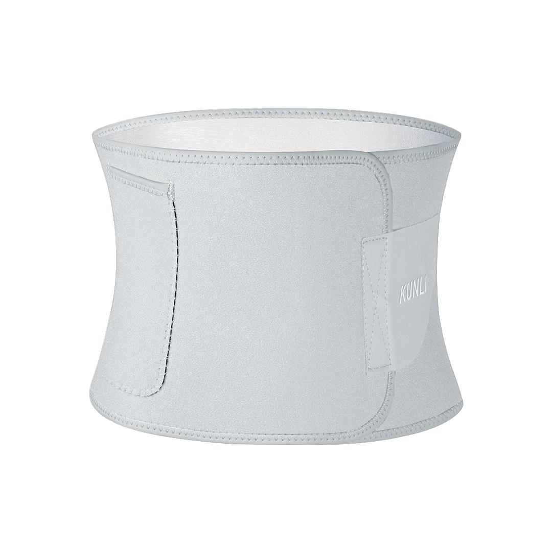 Durable And Safe Sports Sweat Belt Silver Ion Coating Fat Reduction Abdominal Tightening Waist Support Yoga/Running/Walking Plastic Belt M