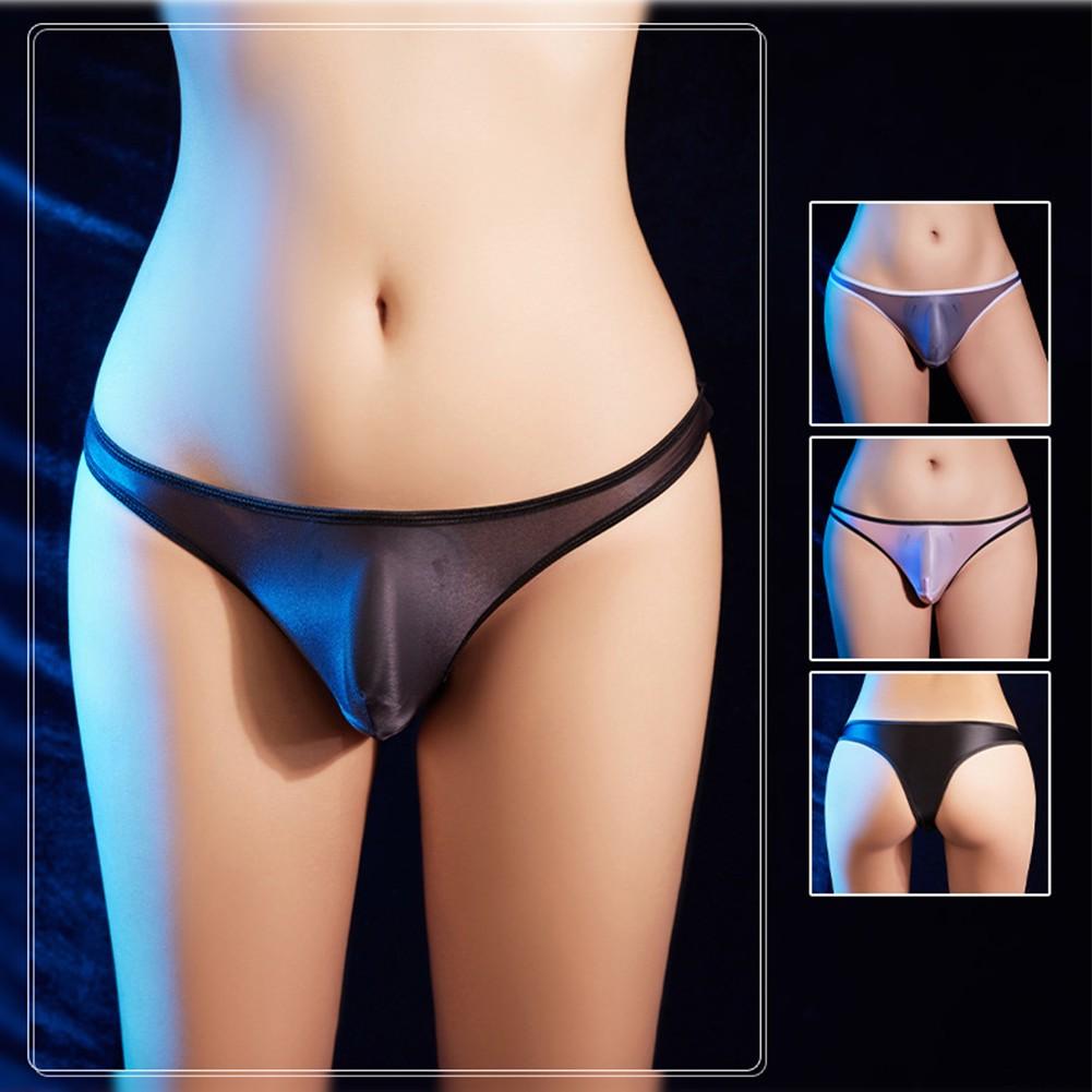 Slip Ultra Fin Taille Basse Élastique Ouverture En Maille
