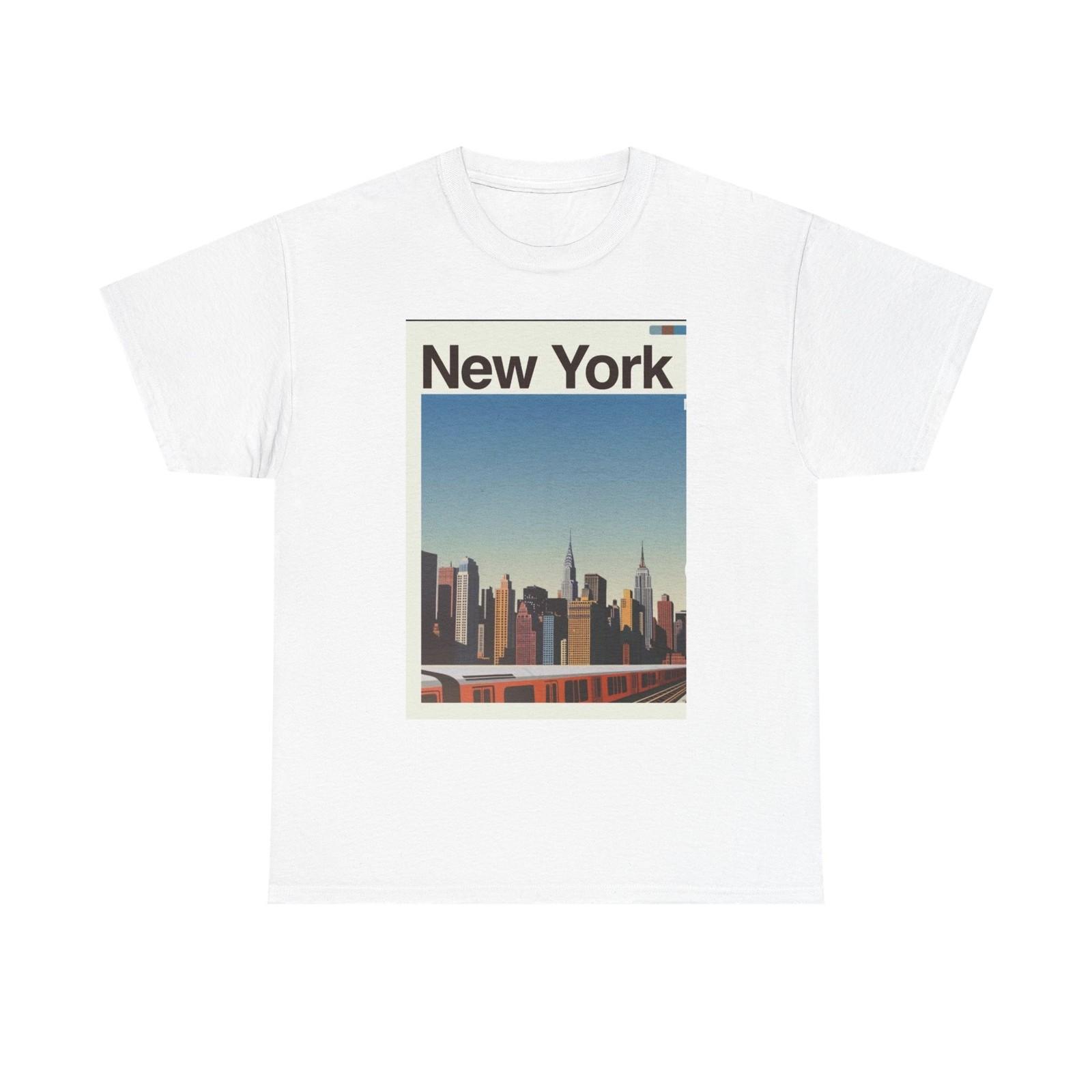 New York Skyline Graphic T Shirt Cotton Tee Apparel New XXXXL