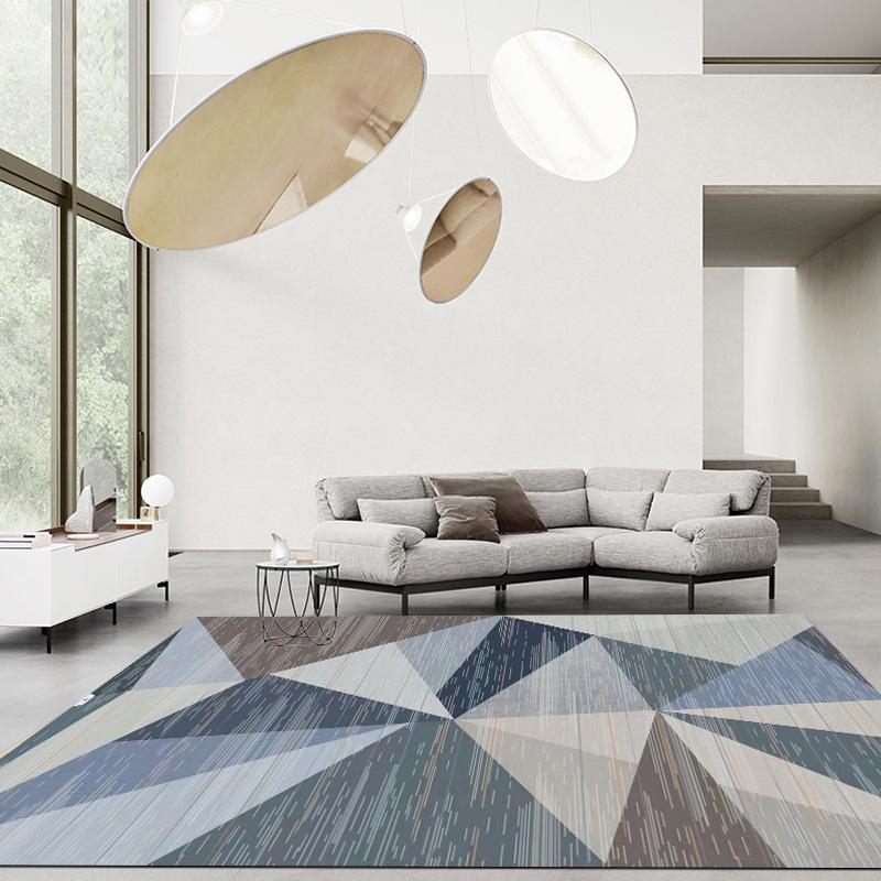 

Геометрический ковер для спальни, грязеотталкивающий ковер для журнального столика в офисе, ковер для гостиной 40 * 60cm